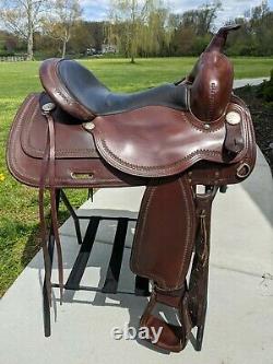 16 Circle Y Flex-Lite Western Trail Saddle Model 1551