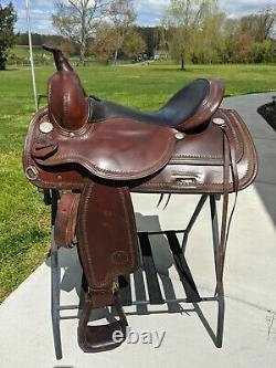 16 Circle Y Flex-Lite Western Trail Saddle Model 1551