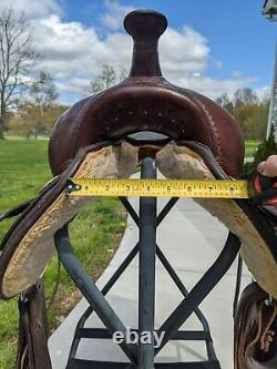 16 Circle Y Flex-Lite Western Trail Saddle Model 1551