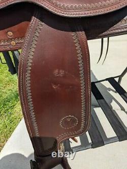 16 Circle Y Flex-Lite Western Trail Saddle Model 1551