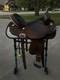16 Circle Y High Horse, Barrel Saddle, Brown, Leather