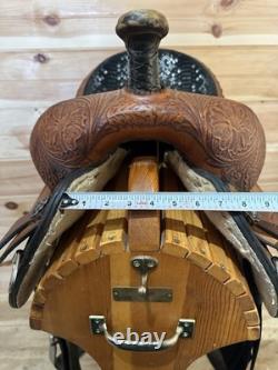 16 Circle Y High Horse Jewel Western Barrel Saddle Model 6224 (2017)
