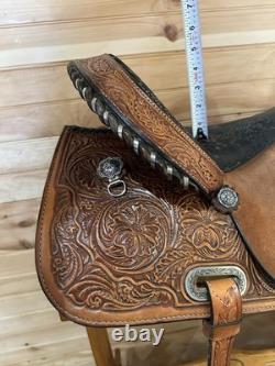 16 Circle Y High Horse Jewel Western Barrel Saddle Model 6224 (2017)