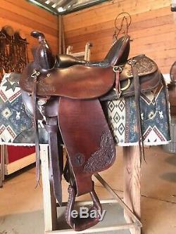 16 Circle Y Park And Trail Saddle Western Hand Made Extra Nice