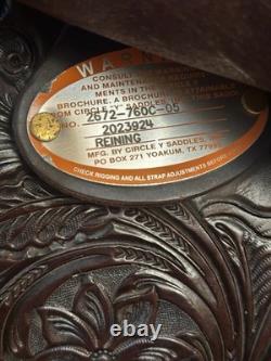16 Circle Y Performance Ohio Reiner Western Reining Saddle Model 2672 (2023)