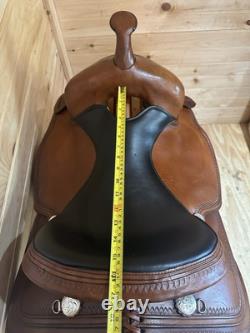 16 Circle Y Topeka Flex-Lite Western Trail Saddle Model 1551