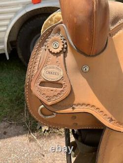 16 Crates Trail Western Horse Saddle SQHB Model 218-4