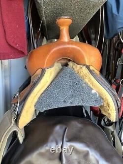 16 Crates Trail Western Horse Saddle SQHB Model 218-4