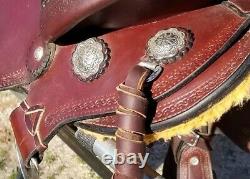 16 Crest Ridge Western Trail Saddle The Crusade Elite. 7 Wide Gaited Tree