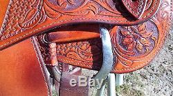 16'' DHS Custom Working Cow Horse Saddle