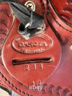 16 Dakota Draft horse saddle