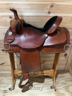 16 Dakota Sweptback Trainer Western Work Saddle Model 421