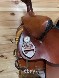 16 Dakota Sweptback Trainer Western Work Saddle Model 421
