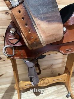 16 Dakota Sweptback Trainer Western Work Saddle Model 421