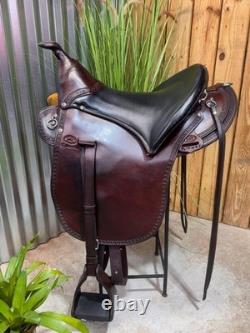 16 Eli Miller Buena Vista Western Gaited Trail Saddle Ex Condition