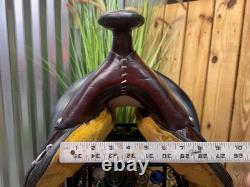 16 Eli Miller Buena Vista Western Gaited Trail Saddle Ex Condition