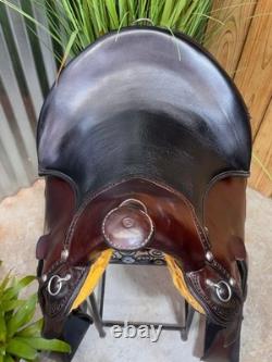 16 Eli Miller Buena Vista Western Gaited Trail Saddle Ex Condition