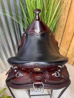 16 Eli Miller Buena Vista Western Gaited Trail Saddle Ex Condition