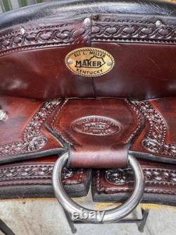 16 Eli Miller Buena Vista Western Gaited Trail Saddle Ex Condition