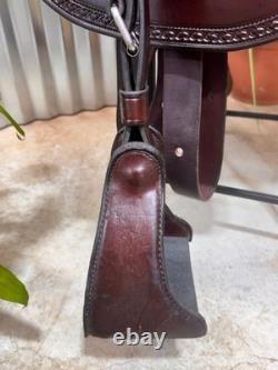 16 Eli Miller Buena Vista Western Gaited Trail Saddle Ex Condition