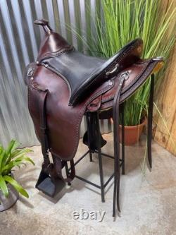 16 Eli Miller Buena Vista Western Gaited Trail Saddle Ex Condition