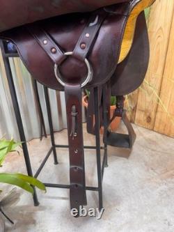 16 Eli Miller Buena Vista Western Gaited Trail Saddle Ex Condition