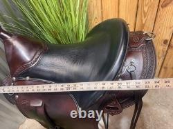 16 Eli Miller Buena Vista Western Gaited Trail Saddle Ex Condition
