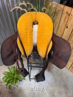 16 Eli Miller Buena Vista Western Gaited Trail Saddle Ex Condition