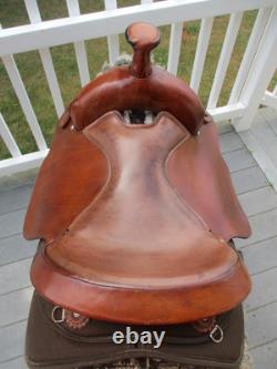16'' FABTRON #7110 Western Roping saddle LEATHER/CORDURA USA