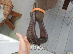 16'' FABTRON #7110 Western Roping saddle LEATHER/CORDURA USA
