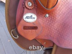 16'' FABTRON #7342 T GAITED ENDURANCE Western Trail saddle LEATHER/CORDURA USA 16'' FABTRON #7342 T GAITED ENDURANCE Western Trail saddle LEATHER/CORDURA USA