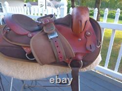 16'' FABTRON #7342 T GAITED ENDURANCE Western Trail saddle LEATHER/CORDURA USA 16'' FABTRON #7342 T GAITED ENDURANCE Western Trail saddle LEATHER/CORDURA USA