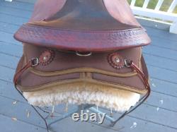 16'' FABTRON #7342 T GAITED ENDURANCE Western Trail saddle LEATHER/CORDURA USA 16'' FABTRON #7342 T GAITED ENDURANCE Western Trail saddle LEATHER/CORDURA USA