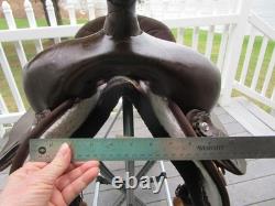 16'' FQH BARS Brown Saddle King TX Western Barrel Trail saddle LEATHER/CORDURA