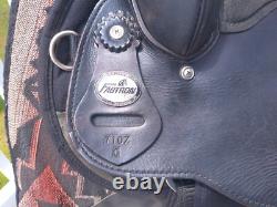 16'' FQH BARS FABTRON #7107 Western Trail saddle LEATHER/CORDURA USA
