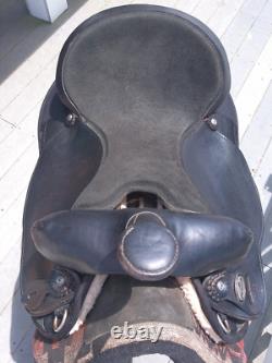 16'' FQH BARS FABTRON #7107 Western Trail saddle LEATHER/CORDURA USA