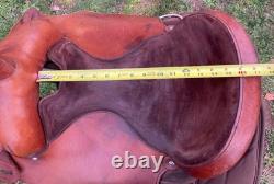16 Fabtron Saddle 7110 Synthetic Cordura and Leather Trail Roper Western Saddle