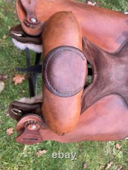 16 Fabtron Saddle 7110 Synthetic Cordura and Leather Trail Roper Western Saddle