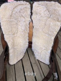 16 Fabtron Saddle 7110 Synthetic Cordura and Leather Trail Roper Western Saddle