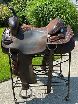 16 Felipe Sanchez Western Cutting Saddle