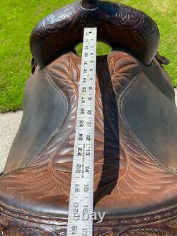 16 Felipe Sanchez Western Cutting Saddle