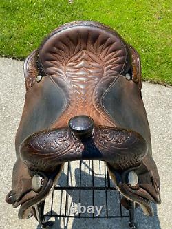 16 Felipe Sanchez Western Cutting Saddle