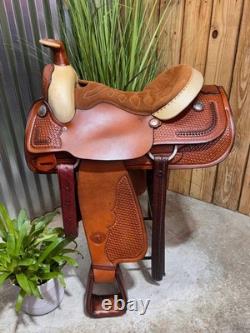 16 HEREFORD Tex-Tan Range Boss Western Ranch Show Saddle BEAUTIFUL
