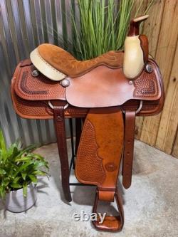 16 HEREFORD Tex-Tan Range Boss Western Ranch Show Saddle BEAUTIFUL