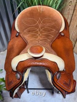 16 HEREFORD Tex-Tan Range Boss Western Ranch Show Saddle BEAUTIFUL