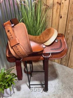 16 HEREFORD Tex-Tan Range Boss Western Ranch Show Saddle BEAUTIFUL