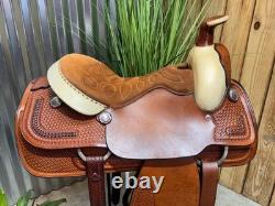 16 HEREFORD Tex-Tan Range Boss Western Ranch Show Saddle BEAUTIFUL