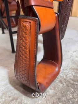 16 HEREFORD Tex-Tan Range Boss Western Ranch Show Saddle BEAUTIFUL