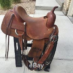 16 Henderson Team Penning cutting saddle