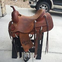 16 Henderson Team Penning cutting saddle